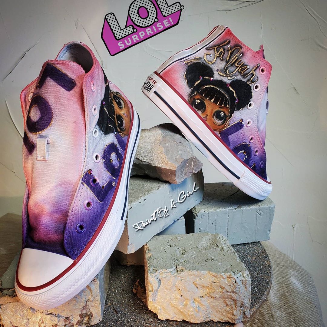  Surprise Custom Converse Chuck Taylor Airbrush Paint By A Girl